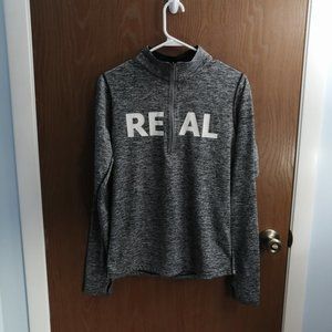 Forever 21 Real Half Zip Up Sporty Turtleneck Jacket Size L